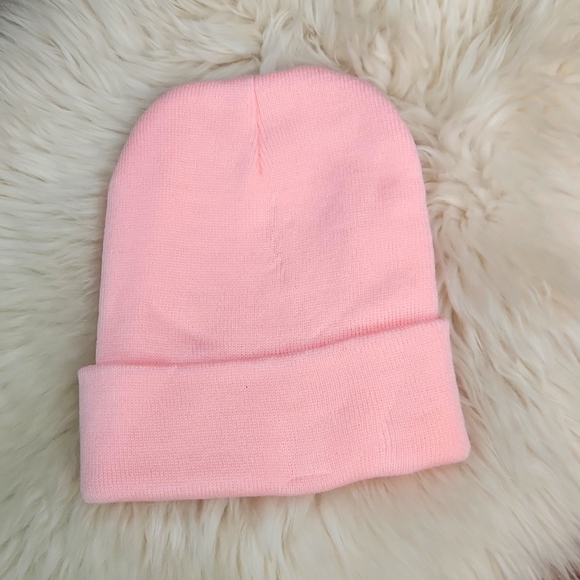 Vintage 90's Pink Las Vegas Knit Beanie - Picture 3 of 3